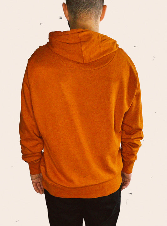Burnt orange Independent Trading Company french terry hoodie
