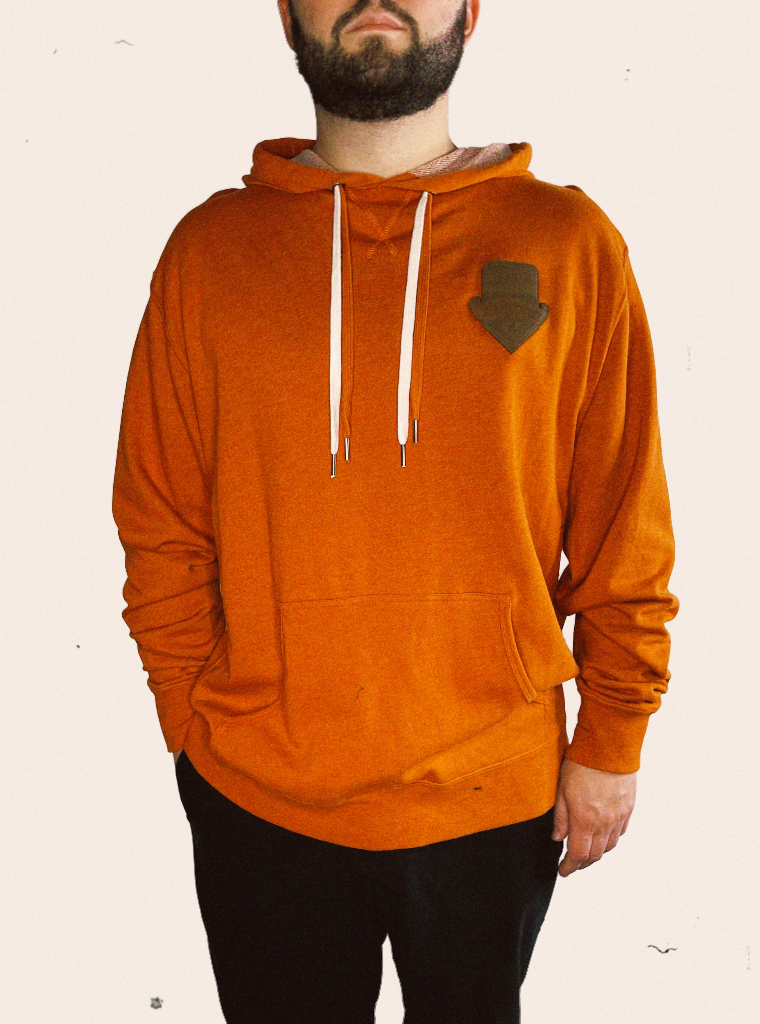 Mens burnt best sale orange hoodie